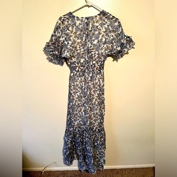 MinkPink Blue And Green Floral Dress - Picture 2 of 7